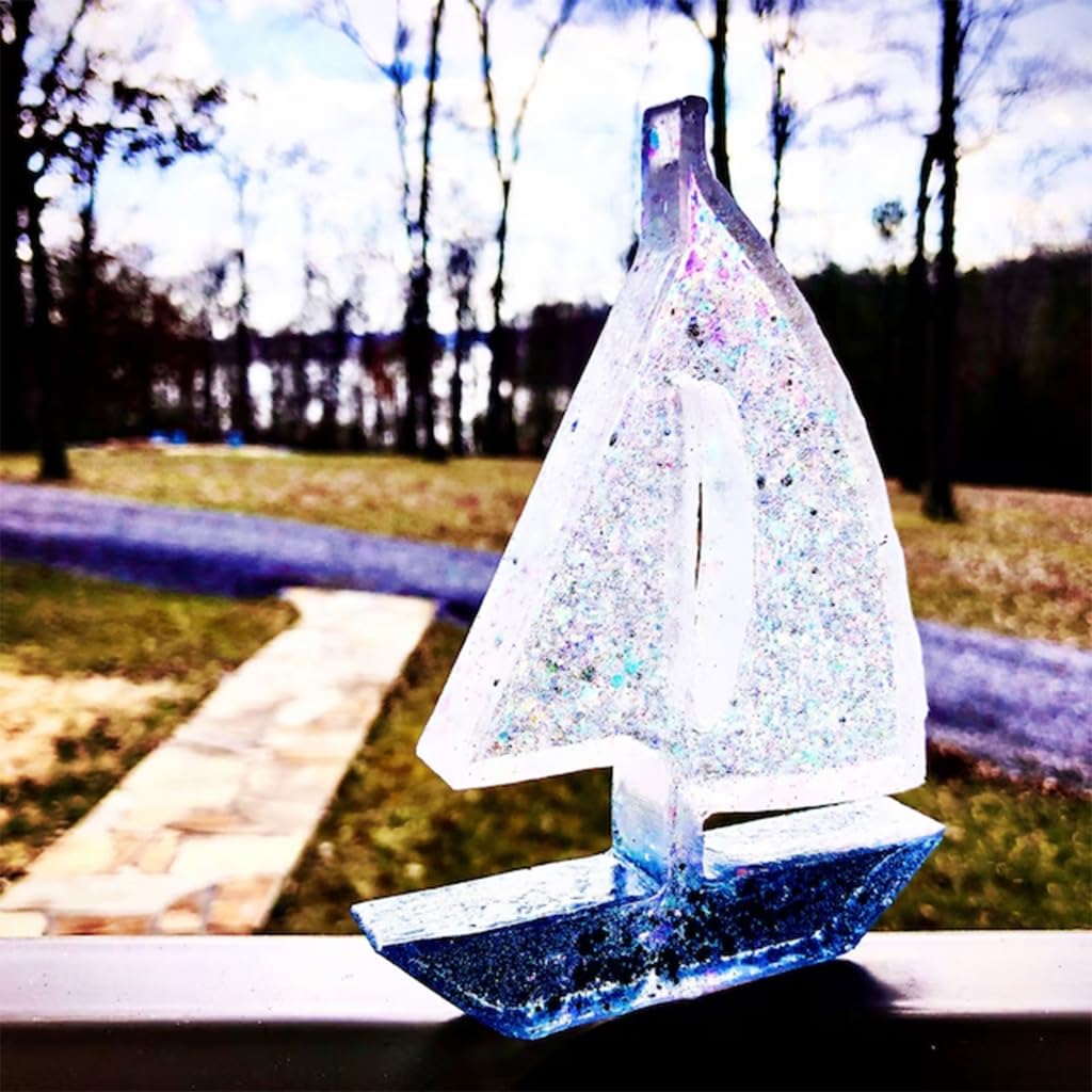 3D Sailboat Night Light Silico - Candle Zero review and price