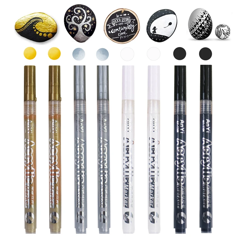 3Pcs/set White Acrylic Paint P - Copic Marker Classic review and price