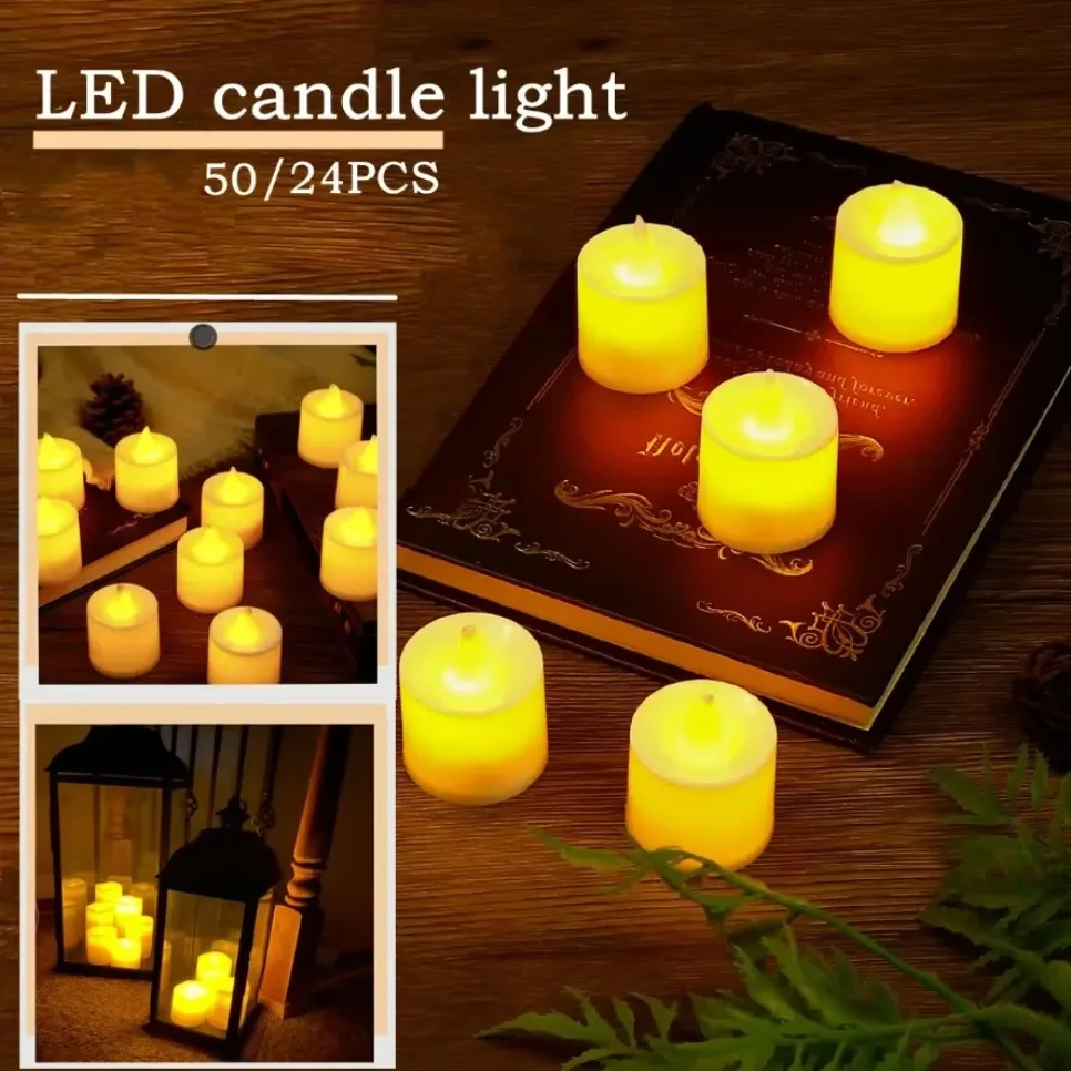 50/24PCS Colorful LED Simulati - Candle Zero review and price