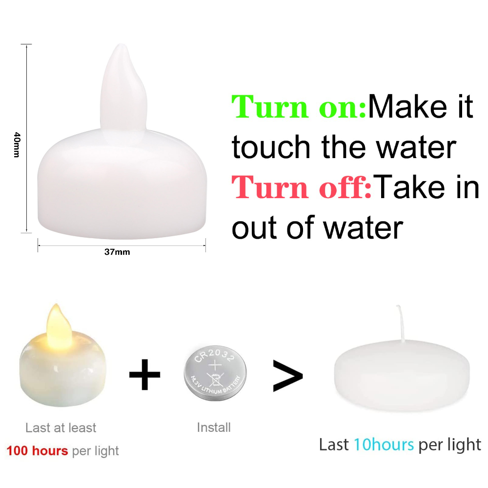 Flameless Floating Candles Fli - Candle Zero review and price