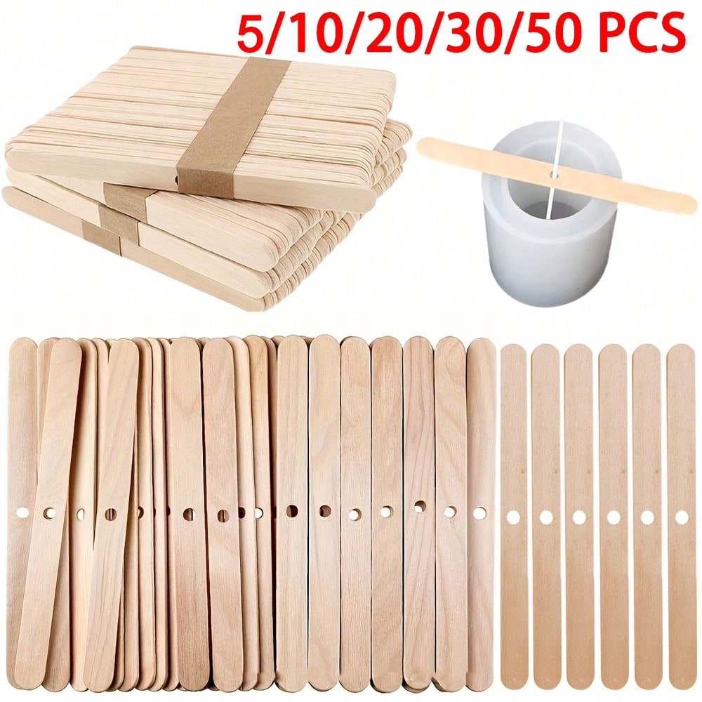 5/10/20/30/50pcs Wooden Candle - Candle Supplies Kit review and price