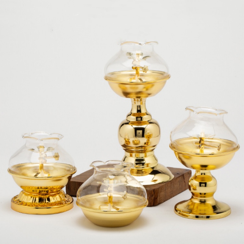 Golden Oil Lamp For Buddha Wit - Candle Zero review and price