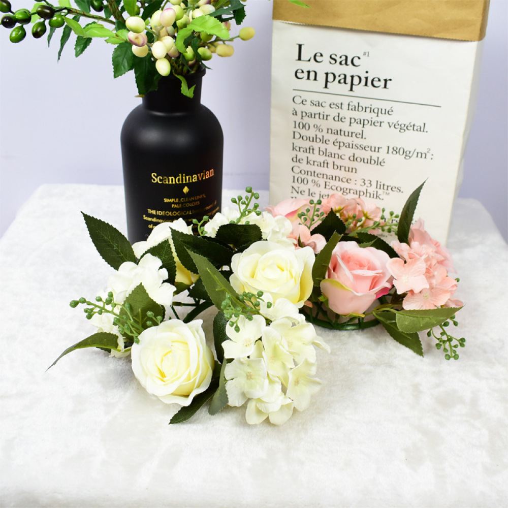 Realistic Rose Garland Floral  - Candle Supplies Luxury review and price
